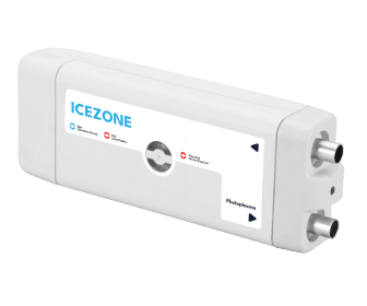Icezone solution for automated cleaning of ice machines, fridges and drinks dispensers