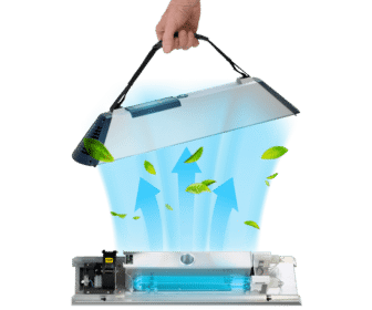 Powerzone, powerful portable odour removal and air cleaning device