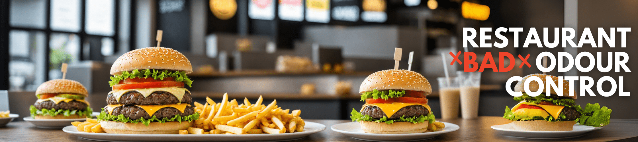Bathroom smells in burger joint